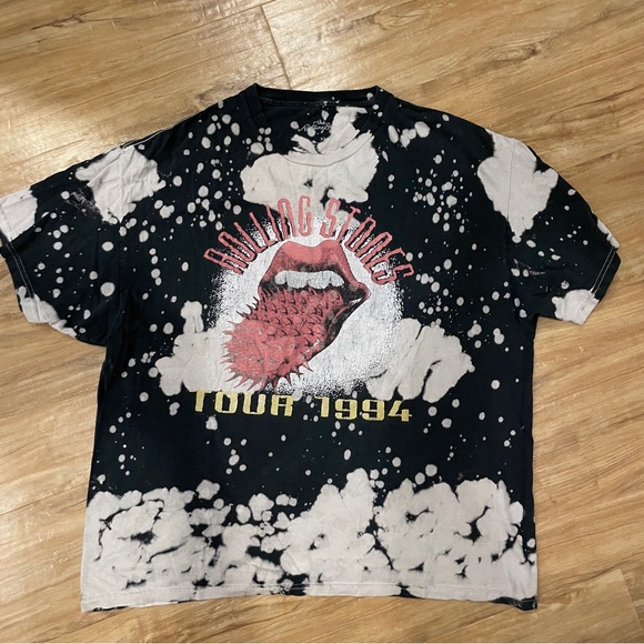 VTG Rolling Stones 1994 Tie Dye  Tour T-Shirt, Spiked Tongue, Men’s Sz XL - Picture 1 of 8